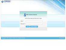 Tablet Screenshot of licenses.forensicsoftware.co.uk
